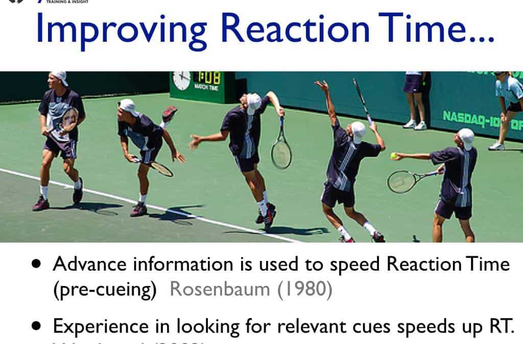 Improving Reaction Time in PMVA Training Dynamis Training